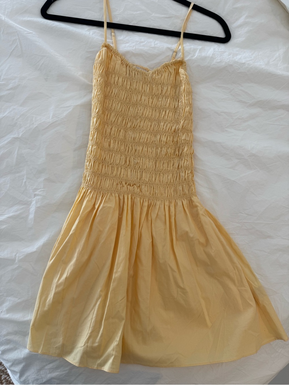 Faithfull yellow mini dress